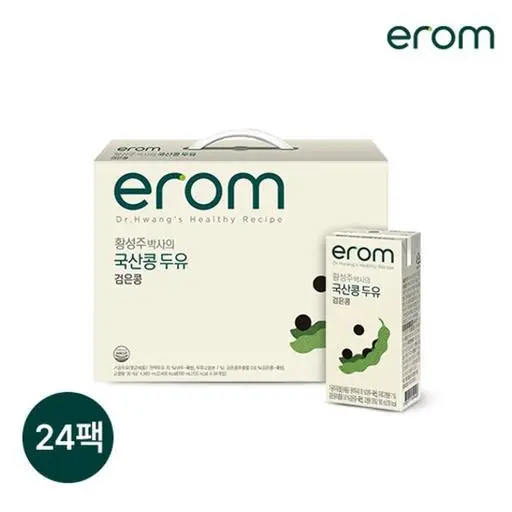 이롬 황성주박사의 국산콩두유 검은콩두유 190ml 24팩
