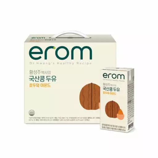 이롬 황성주박사의 국산콩두유 호두아몬드두유 190ml (20/40/60팩)