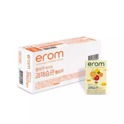 이롬 황성주박사의 과채습관 옐로 140ml (24/48/72팩)