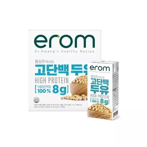 이롬 황성주박사의 국산콩 고단백 두유 190ml (16/32/48/64팩)