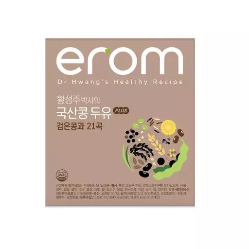 이롬 황성주박사의 국산콩두유 PLUS 검은콩과21곡 190ml (16/32/48/64팩)