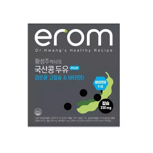 이롬 황성주박사의 국산콩두유 PLUS 고칼슘&비타민D 190ml (16/32/48/64팩)