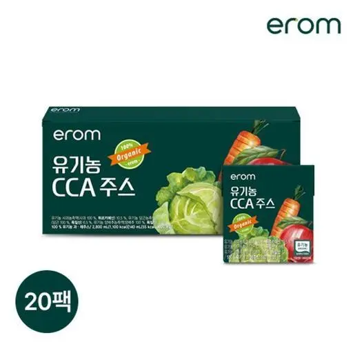 이롬 유기농CCA주스 140ml 20팩