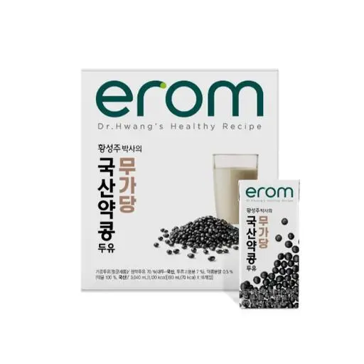 이롬 황성주박사의 국산약콩두유 무가당 190ml (16/32/48/64팩)