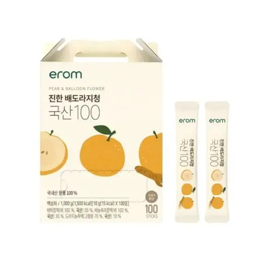 이롬 진한 배도라지청 국산100 10g 100포