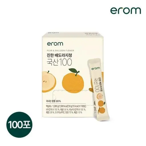 [설왕설렘]이롬 진한 배도라지청 국산100 10g 100포