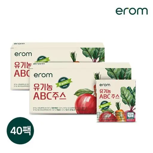 이롬 유기농ABC주스 140ml 40팩