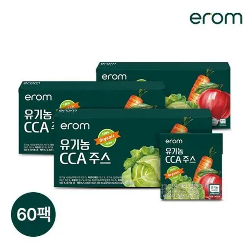 이롬 유기농CCA주스 140ml 60팩