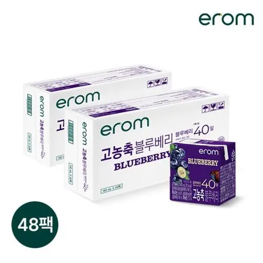이롬 고농축 블루베리 140ml 48팩