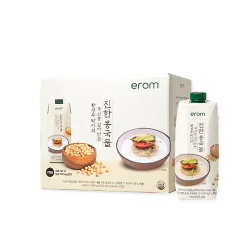 [얼리썸머]이롬 황성주 박사의 국산콩 갈아만든 콩국물 750ml 6팩 [원산지 : 상세표시에 표기 ]