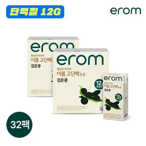 황성주 박사의 이롬 고단백두유 검은콩 190ml 32팩 [ 원산지 : 상세설명에 표시 ]