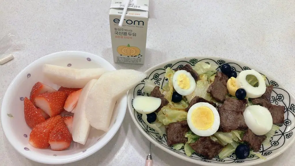 시험관 준비때문에 시켜먹습니다
