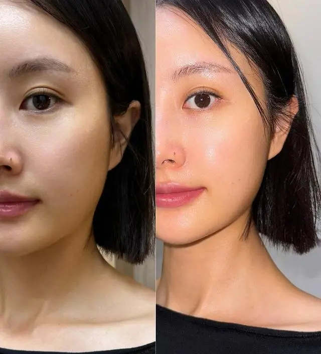 팩 중에 팔자 옄어진건 얘뿐  확실히 전후가 달름요 기초화장품 여러가지 바르고 마지막