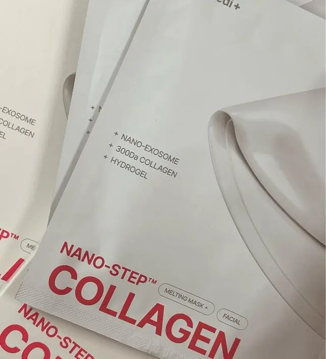 배송 잘 받았습니다. 콜라겐 마스크로 탄력기능까지~🩷 리뉴얼 해서 한 번 더 구매했어
