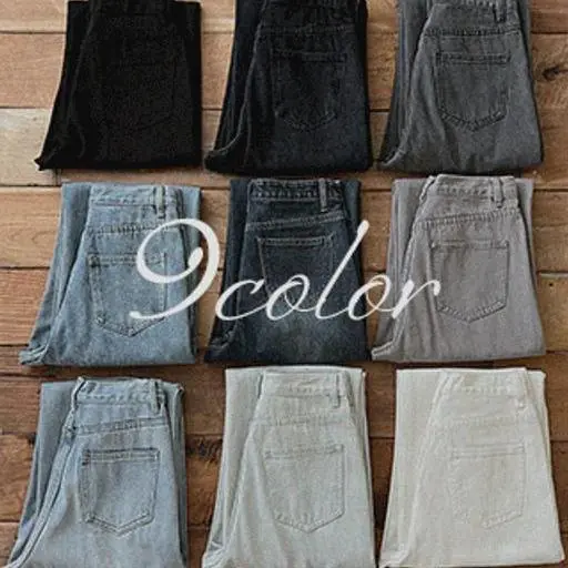 [35만장돌파!👏4계절BEST] 파스텔와이드데님PT (데님팬츠,와이드데님,와이드청바지,세미와이드,사계절데님,화이트팬츠,흰바지,면팬츠,출근룩,하객룩)