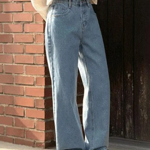 [35만장돌파!🏆사계절베스트데님] 파스텔와이드데님PT (데님팬츠,와이드데님,와이드청바지,세미와이드,사계절데님,화이트팬츠,흰바지,면팬츠,출근룩,하객룩,봄바지,키작녀)