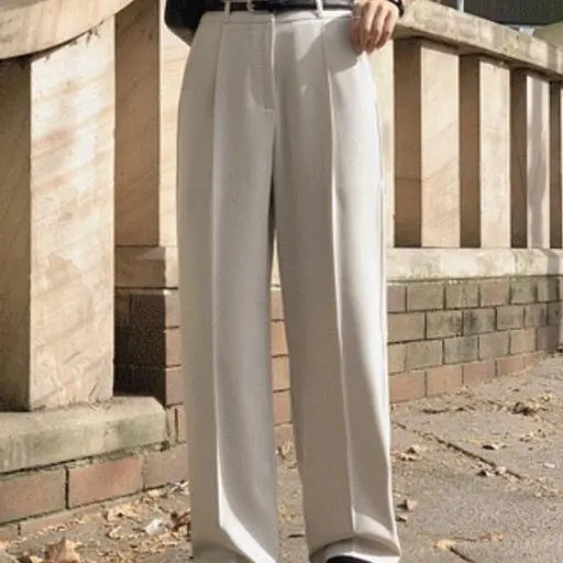 [오늘출발][55만장🏆미친깔끔핏/구김X] 핀턱 스트레이트 일자슬랙스 - 8color (하객룩/출근룩/봄바지/와이드슬랙스/핀턱슬랙스/세미와이드,키작녀)