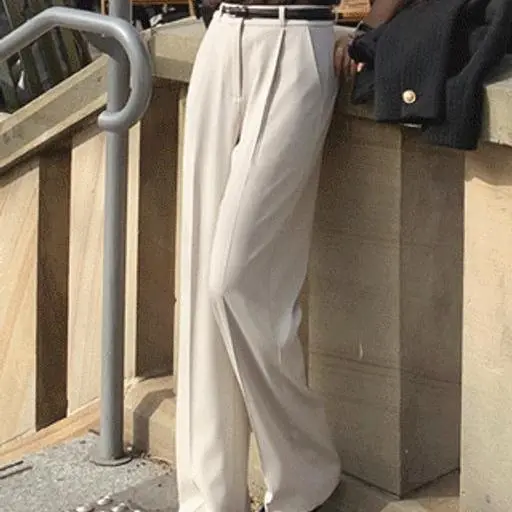 [오늘출발][55만장🏆미친깔끔핏/구김X] 핀턱 스트레이트 일자슬랙스 - 8color (하객룩/출근룩/봄바지/와이드슬랙스/핀턱슬랙스/세미와이드,키작녀)