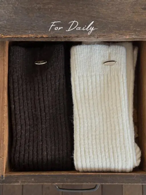 [오늘출발][울니트레그워머🔥실버리벳포인트] 슬라우치 골지 레그워머 (니삭스,밑단슬릿,양말,니트워머,골지워머,트임레그워머,겨울아이템,레이어드,방한템)