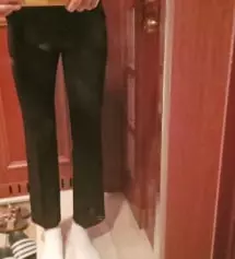 슬랙스 처음입어봐서 베이지도 입고싶지만 일단 무난하게 블랙으로 샀어요 키가 큰편이