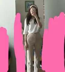 색은 생각보다 연한 베이지였어요. 거의 아이보리에 가까운 느낌?̊̈ 그래서 그런지 속