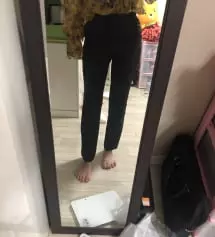 이거 진짜 인생바지에욬ㅋㅋㅋㅋㅋㅋㅋㅋㅋ 사이즈선택도 잘한거같거!! 이거 입고 나갓