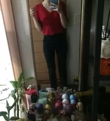 평소에 25도 조금 커서 xs 사이즈를 시켰는데 받을 때는 조금 작은가 했거든요 근데 완