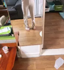 원래 xs로 시켰다가 s로 변경했습니다 허벅지비만인 저에겐 조금 꽉 끼더라구요ㅠㅠ151