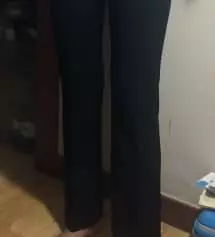 165길이로 샀는데 길이도 넉넉하니 너무 좋아요!! 바지사 전체스판이라서 입고나서도 너