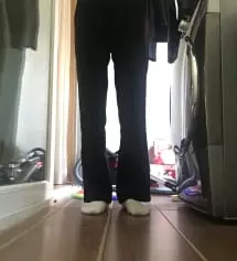 160 / 44 인데 XS 룰살까 S 를살까하다가 S 샀어요 클까봐 걱정했는데 저한텐 딱맞았어