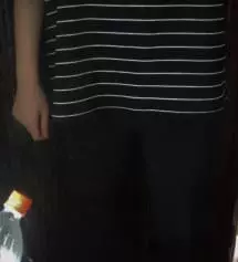 속밴딩에 스판까지 있으니깐 너무 편안해요 ㅜㅜ 새 옷이라 딱 맞지만 입다보면 좀 늘어