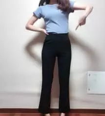 평소 바지 26 입으면 다른 부분은 다 맞는데 허리가 좀 남아서 아쉬웠는데 이 슬랙스는