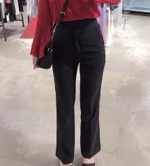 원래 사이즈 맞는 슬랙스를 찾기 힘든편인데 잘 맞아서 정말 좋았어요!!
