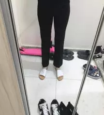 다른 옷들은 S 입었었는데 
