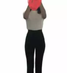 엉덩이랑 허리 뒷쪽 그 중간 어딘가가 뜨기는 하는데 나머지 부분은 만족해요!