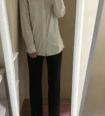 허리가 밴딩 아니였으면 살짝 힘들뻔 했지만 스판짱짱하고 편하고 너무 좋아요ㅠㅠㅠ 기