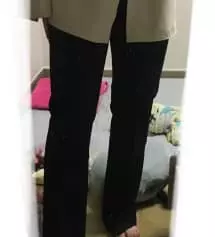 진짜 핏 너무 예뻐요ㅠㅜ 스판이라 편해서 인생 슬랙스라고 해도 좋을 지경이에요!! 하