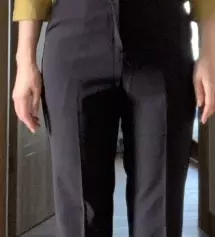 사이즈 딱맞아요! 항상 바지입음 허리가 작거나 크거나 했는데 하이로 올라오고 사이즈