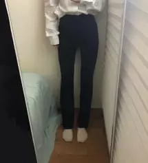 고고싱에서 저번에 샀던 슬랙스들은 허리가 너무 커서 실패했는데 이번건 xs사이즈도 있