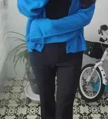 평소 발목을 보이게 입는걸 좋아해서 후기에 길이가 길다는 글이 많아 오리지널로 주문