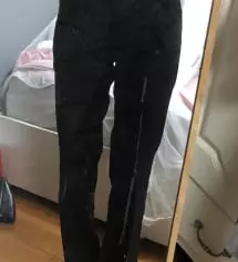 165기장으로 미듐 시켰다가 너무 커서 찐따핏 나오길래 스몰로 교환했는데 스몰도 허벅