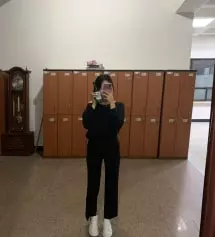 너무 긴 기장을 원하지 않아서 제 키는 160센치인데 155로 주문했어요 ㅎㅎ
