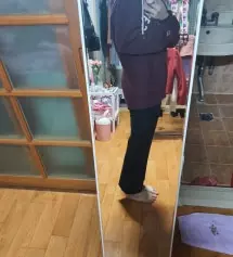 진짜 온라인으로 슬랙스 처음 사봤는데 성공했어요ㅠ
