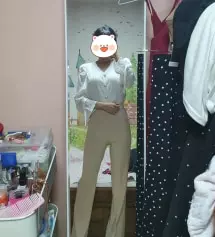 지금껏 사본 슬랙스 중 가장 마음에 드는 바지예요 친구들한테 추천하고 다닐 정도로 만