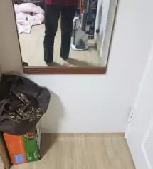 미쏘에서 슬랙스 26입는데 거기꺼보단 조금 작음 배송 겁나빨라서 좋음 원래베이지 사려