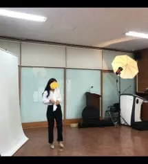 졸업사진 찍는 날 입었어요
