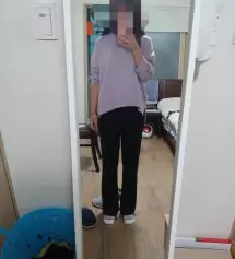 진짜 딱 제가 찾던 핏이에요 너무 예뻐요 허벅지도 딱 안붙고 적당히 붙어요 길이는 살