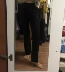 정말 인생 바지입니다,,, 밥먹고 배부른 상태에서 입어도 허리 밴딩 때문에 정말 편하네