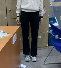 165로 샀는데 생각보다 기장이 길어요! 그리고 평소에 바지 m s 둘다 입는데 이건 s인데