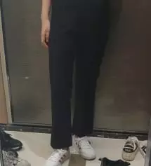 세미부츠 슬랙스 첫 도전이었는데 성공했습니다!
